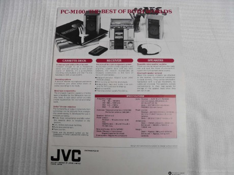 JVC PC M 100 a
